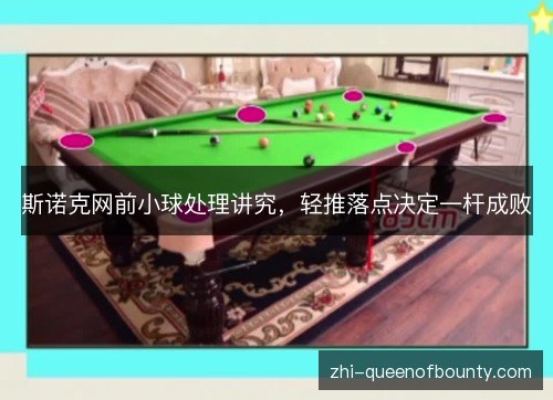 斯诺克网前小球处理讲究，轻推落点决定一杆成败